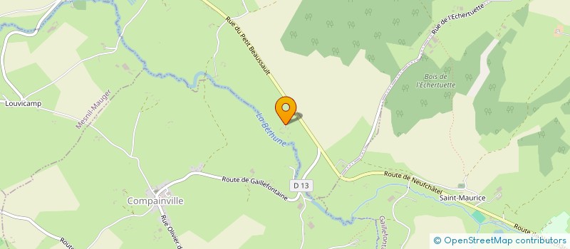 localisation de l'entreprise MONSIEUR BERNARD DUMONT  BEAUSSAULT