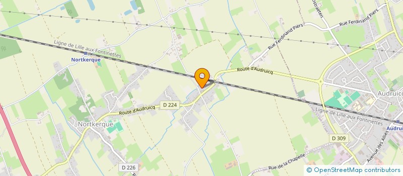 localisation de l'entreprise MONSIEUR BERNARD DUMONT  RUMINGHEM