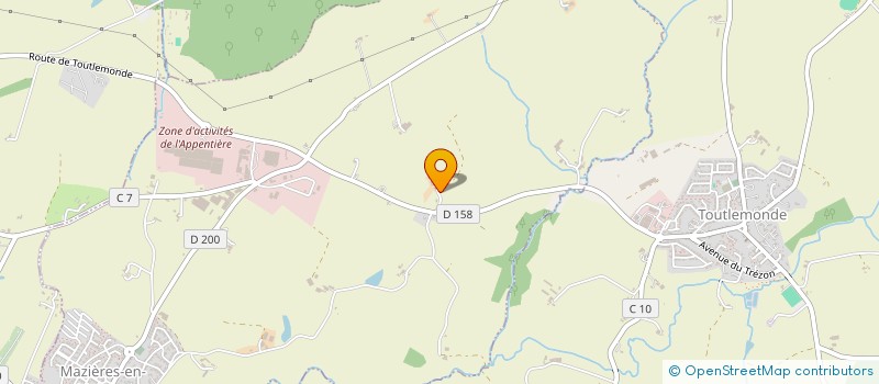 localisation de l'entreprise MONSIEUR BERNARD DUMOULIN  SAINT-CHRISTOPHE-DU-BOIS