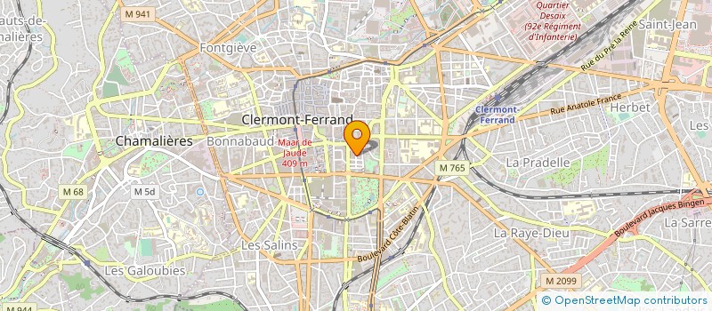 localisation de l'entreprise MONSIEUR BERNARD DUNIAT à CLERMONT-FERRAND