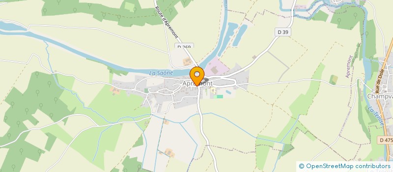 localisation de l'entreprise MONSIEUR BERNARD DUPIN  APREMONT