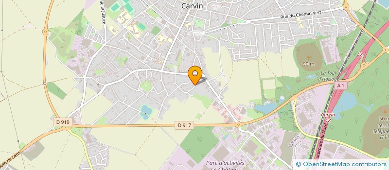 localisation de l'entreprise MONSIEUR BERNARD DUPONT à CARVIN