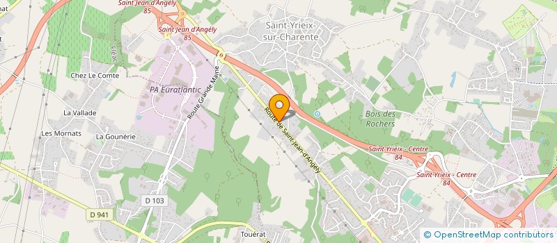 localisation de l'entreprise MONSIEUR BERNARD DUPUIS à SAINT-YRIEIX-SUR-CHARENTE