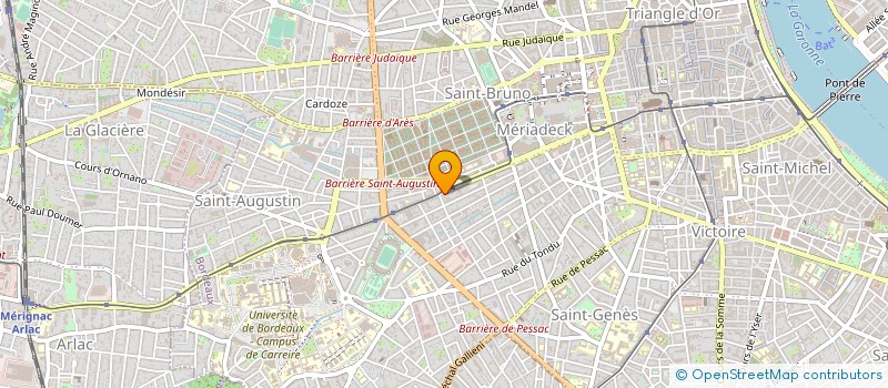 localisation de l'entreprise MONSIEUR BERNARD DUPUY  BORDEAUX