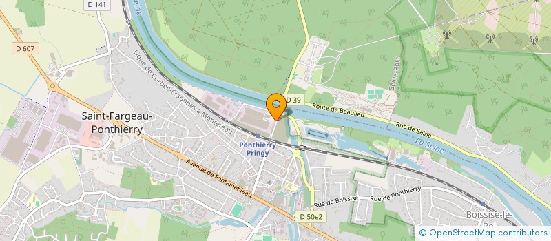 localisation de l'entreprise MONSIEUR BERNARD DURAND  SAINT-FARGEAU-PONTHIERRY