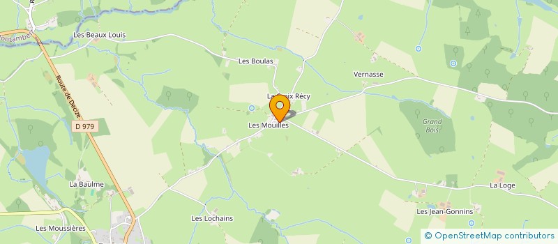 localisation de l'entreprise MONSIEUR BERNARD DURAND  CRONAT