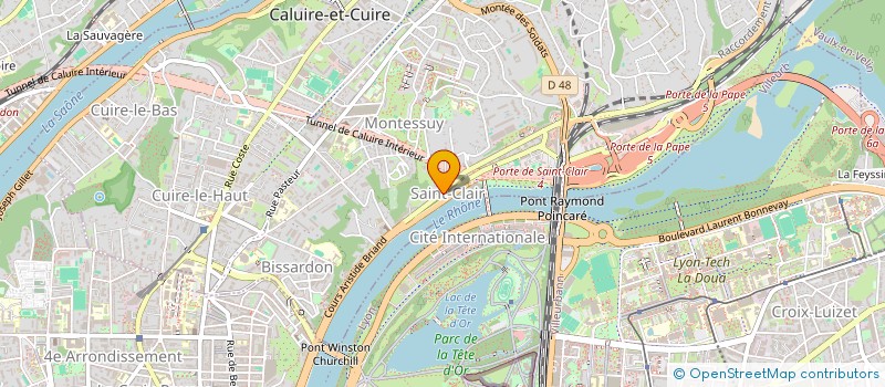 localisation de l'entreprise MONSIEUR BERNARD DURBANO  CALUIRE-ET-CUIRE