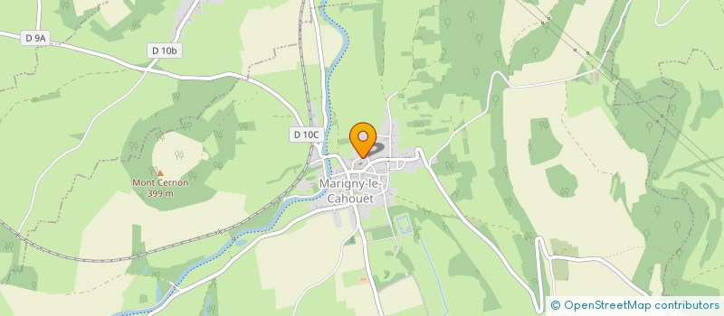 localisation de l'entreprise MONSIEUR BERNARD DURUPT  MARIGNY-LE-CAHOUET