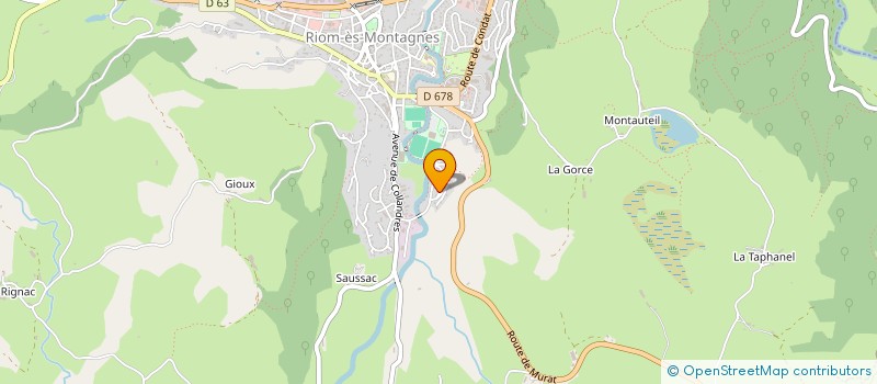 localisation de l'entreprise MONSIEUR BERNARD DUSSAILLANT à RIOM-ES-MONTAGNES