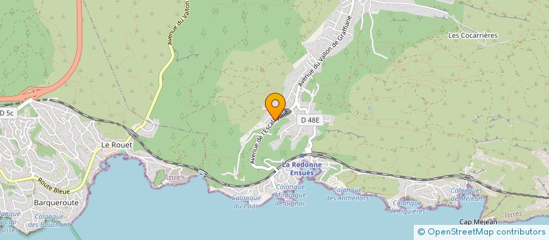 localisation de l'entreprise MONSIEUR BERNARD DUTTO  ENSUES-LA-REDONNE