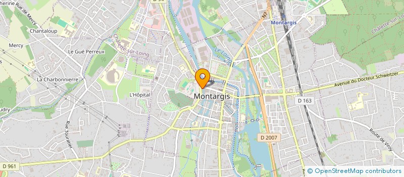 localisation de l'entreprise MONSIEUR BERNARD DUVAL à MONTARGIS