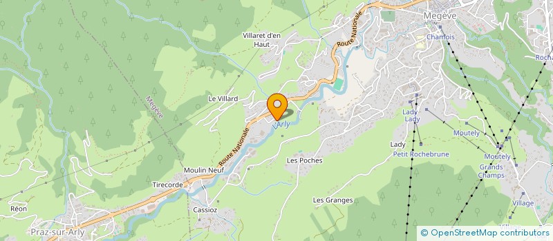 localisation de l'entreprise MONSIEUR BERNARD DUVILLARD  COMBLOUX