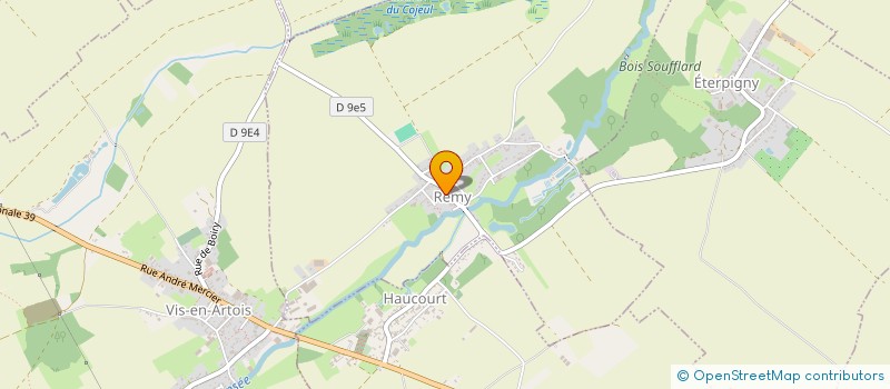 localisation de l'entreprise MONSIEUR BERNARD DYBSKI  ETERPIGNY