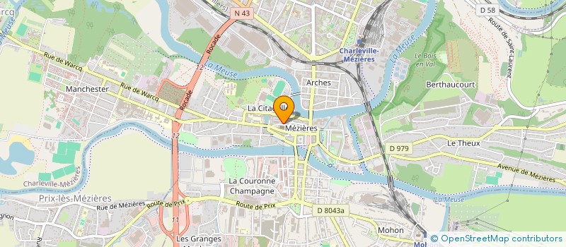 localisation de l'entreprise MONSIEUR BERNARD EBERHARDT  CHARLEVILLE-MEZIERES