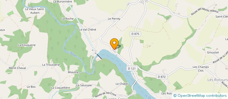 localisation de l'entreprise MONSIEUR BERNARD EDELINE à PUTANGES-LE-LAC