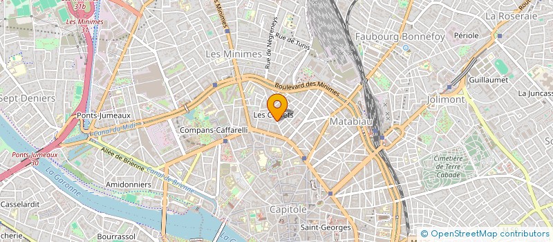 localisation de l'entreprise MONSIEUR BERNARD EDELMANN  TOULOUSE