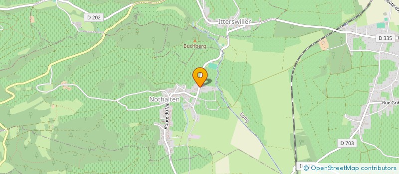 localisation de l'entreprise MONSIEUR BERNARD EGELE  NOTHALTEN