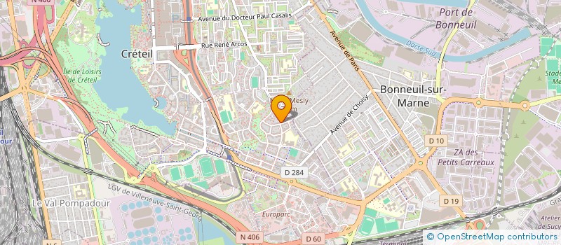 localisation de l'entreprise MONSIEUR BERNARD ELGHOZI  CRETEIL