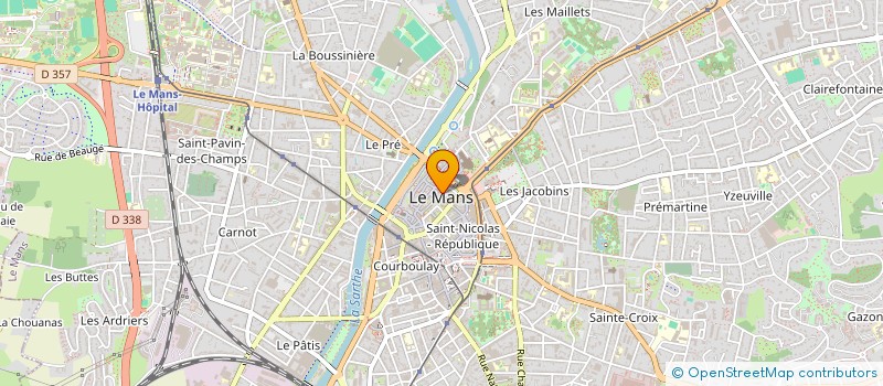 localisation de l'entreprise MONSIEUR BERNARD ELOI à LE MANS