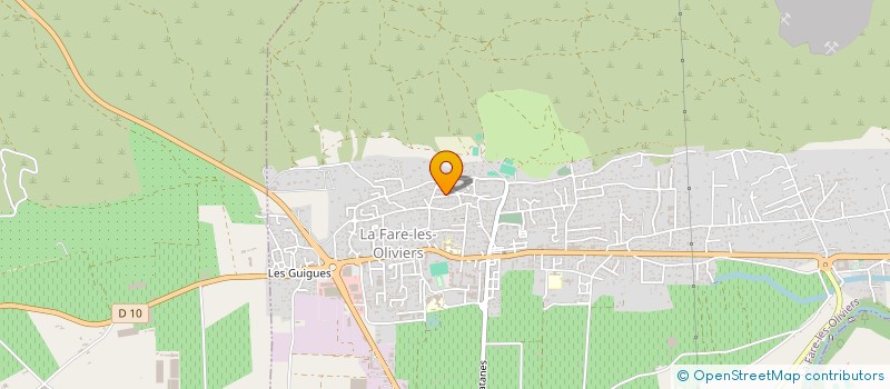 localisation de l'entreprise MONSIEUR BERNARD EMERIC  LA FARE-LES-OLIVIERS