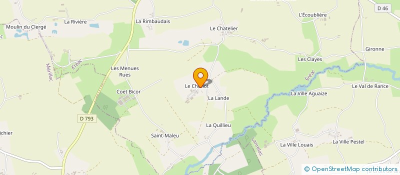 localisation de l'entreprise MONSIEUR BERNARD EON  LANRELAS