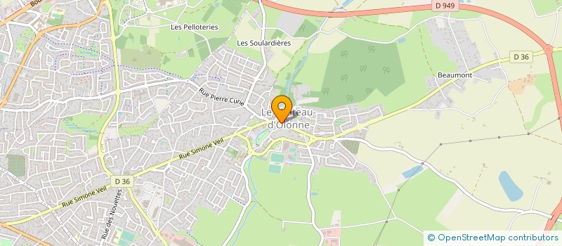 localisation de l'entreprise MONSIEUR BERNARD EPAUD  LES SABLES D'OLONNE