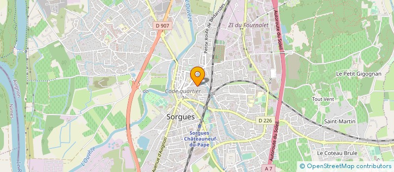 localisation de l'entreprise MONSIEUR BERNARD ESCOFFIER à SORGUES