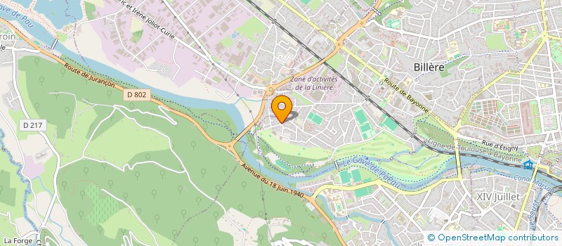 localisation de l'entreprise MONSIEUR BERNARD ESCUDE-CANDAU  BILLERE