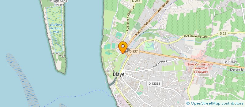 localisation de l'entreprise MONSIEUR BERNARD ESTANO à BLAYE