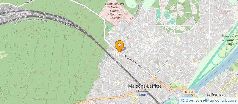 localisation de l'entreprise MONSIEUR BERNARD ETCHENAGUCIA  MAISONS-LAFFITTE