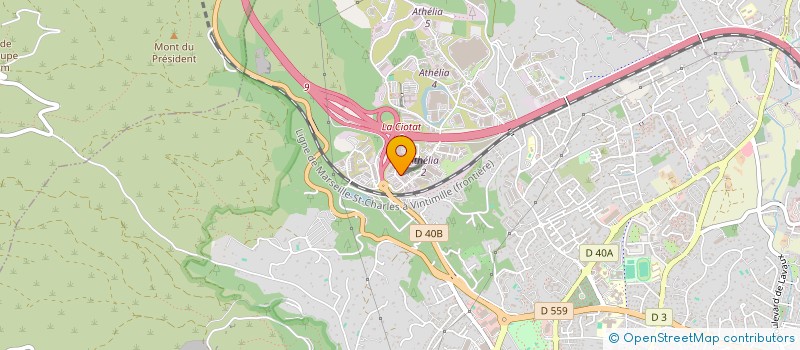 localisation de l'entreprise MONSIEUR BERNARD EUROPA  LA CIOTAT