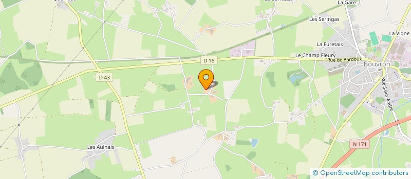 localisation de l'entreprise MONSIEUR BERNARD EVAIN  BOUVRON