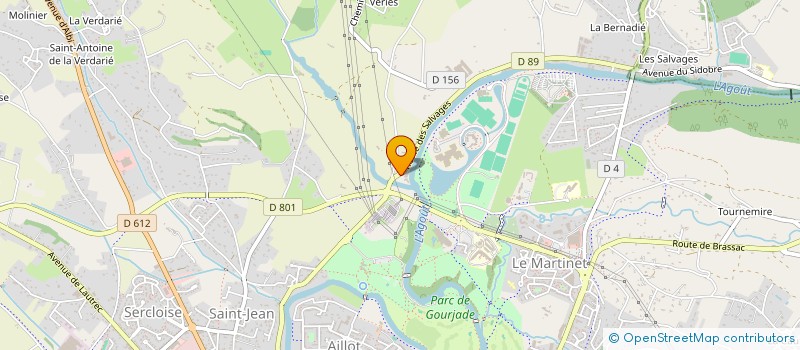 localisation de l'entreprise MONSIEUR BERNARD FABRE  CASTRES