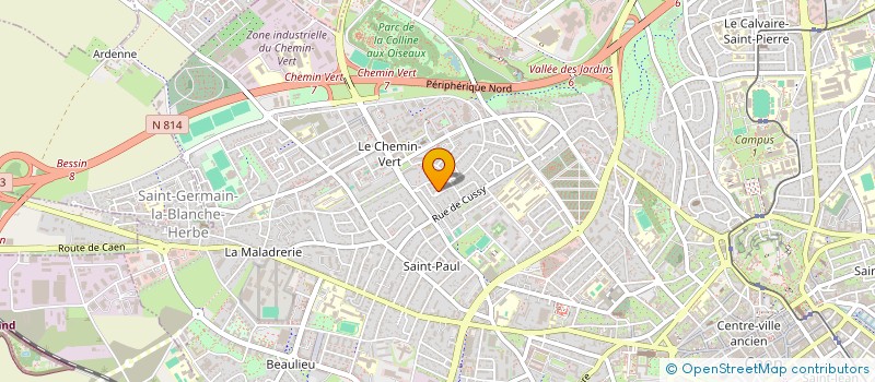 localisation de l'entreprise MONSIEUR BERNARD FADDA à CAEN