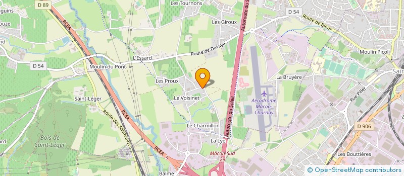 localisation de l'entreprise MONSIEUR BERNARD FAGUET  CHARNAY-LES-MACON