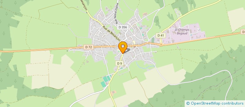 localisation de l'entreprise MONSIEUR BERNARD FAIVRE-RAMPANT  LEVIER