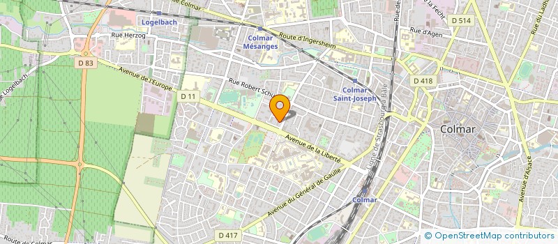 localisation de l'entreprise MONSIEUR BERNARD FALLER  SELESTAT