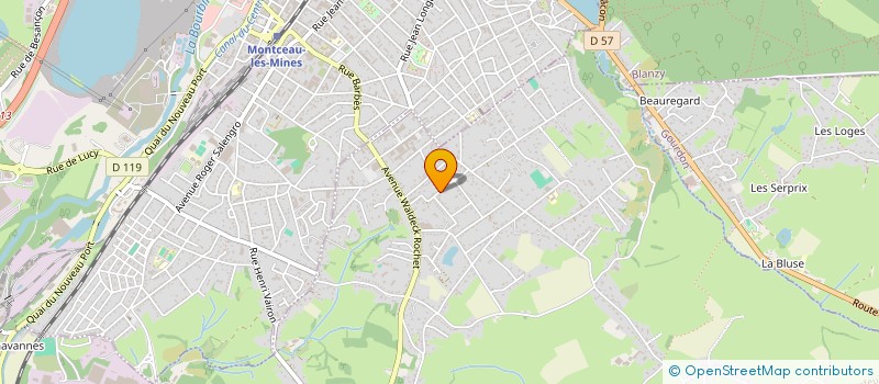 localisation de l'entreprise MONSIEUR BERNARD FALQUE  SAINT-VALLIER