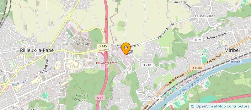 localisation de l'entreprise MONSIEUR BERNARD FARE  NEYRON