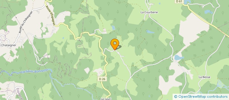 localisation de l'entreprise MONSIEUR BERNARD FARGES  ESPAGNAC