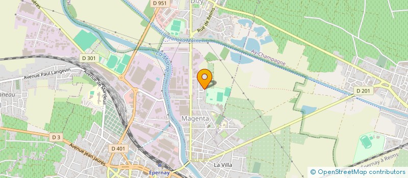 localisation de l'entreprise MONSIEUR BERNARD FARIGOUL  MAGENTA