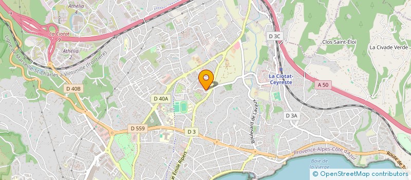 localisation de l'entreprise MONSIEUR BERNARD FARRUGIA  LA CIOTAT