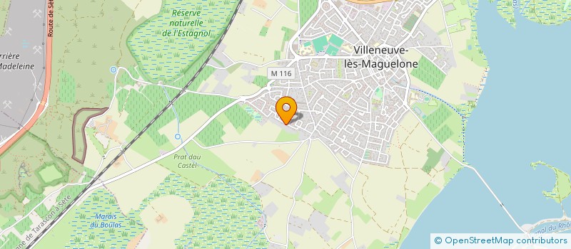 localisation de l'entreprise MONSIEUR BERNARD FAU  VILLENEUVE-LES-MAGUELONE