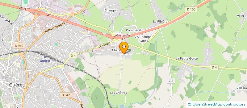 localisation de l'entreprise MONSIEUR BERNARD FAUGUET à SAINTE-FEYRE