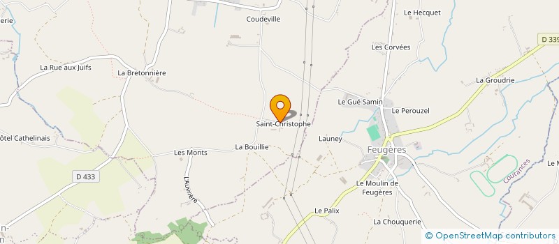 localisation de l'entreprise MONSIEUR BERNARD FAUNY  SAINT-MARTIN-D'AUBIGNY