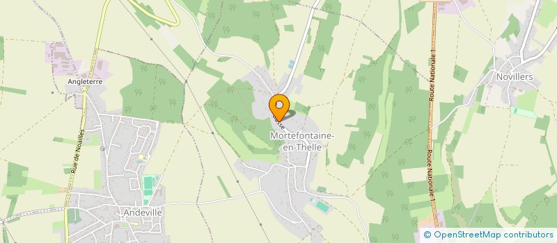 localisation de l'entreprise MONSIEUR BERNARD FAURE  MORTEFONTAINE-EN-THELLE