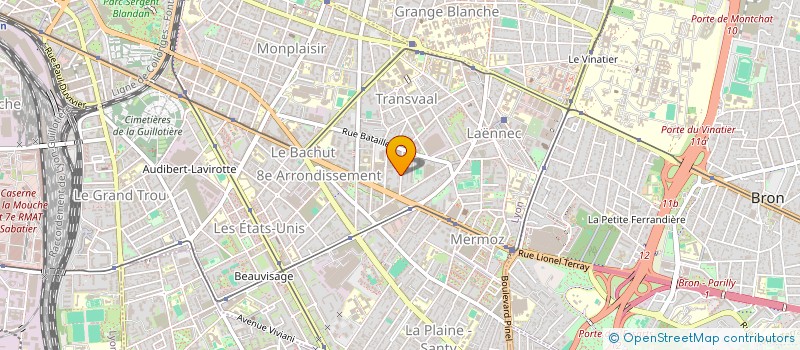 localisation de l'entreprise MONSIEUR BERNARD FAVRE à LYON