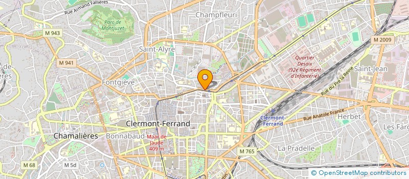 localisation de l'entreprise MONSIEUR BERNARD FAYE à CLERMONT-FERRAND