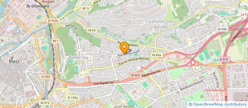 localisation de l'entreprise MONSIEUR BERNARD FEBRY  METZ