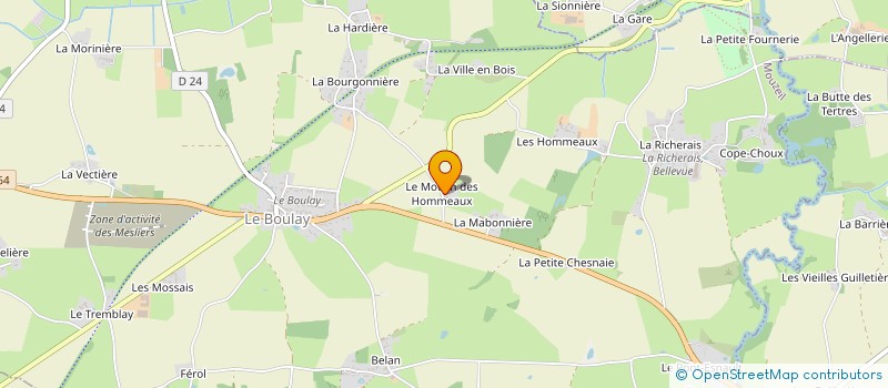 localisation de l'entreprise MONSIEUR BERNARD FEILDEL à MOUZEIL